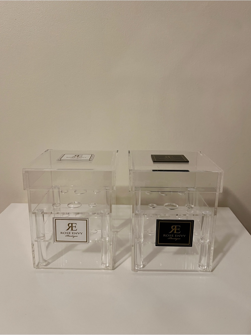 ACRYLIC ROSE DISPLAY BOXES - SET OF 2 - Picture 3 of 4